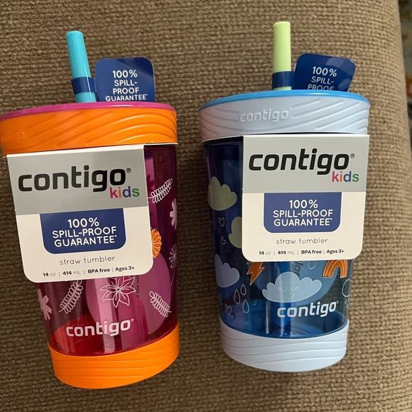 2 spill proof contigo cups. 14oz - Picture 1 of 2